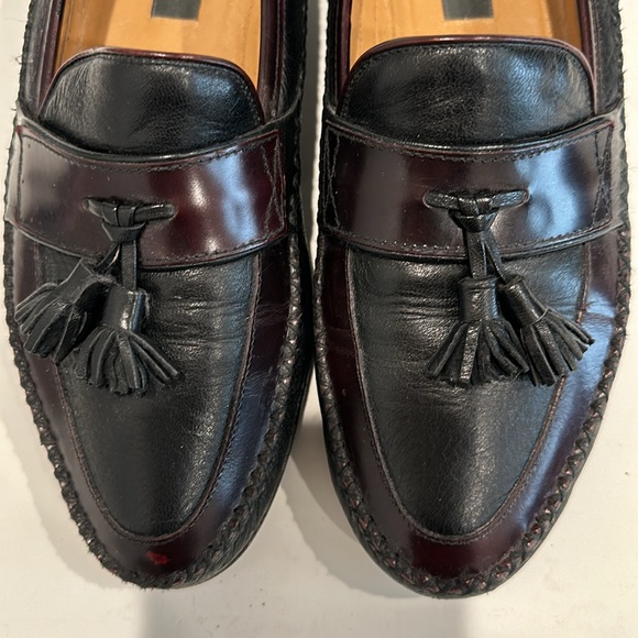 Vintage Ballly men’s dress leather loafers size US 8. Crafted in Italy. main image 8
